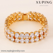 71565 Xuping Fashion Woman Bracelet com banhado a ouro
